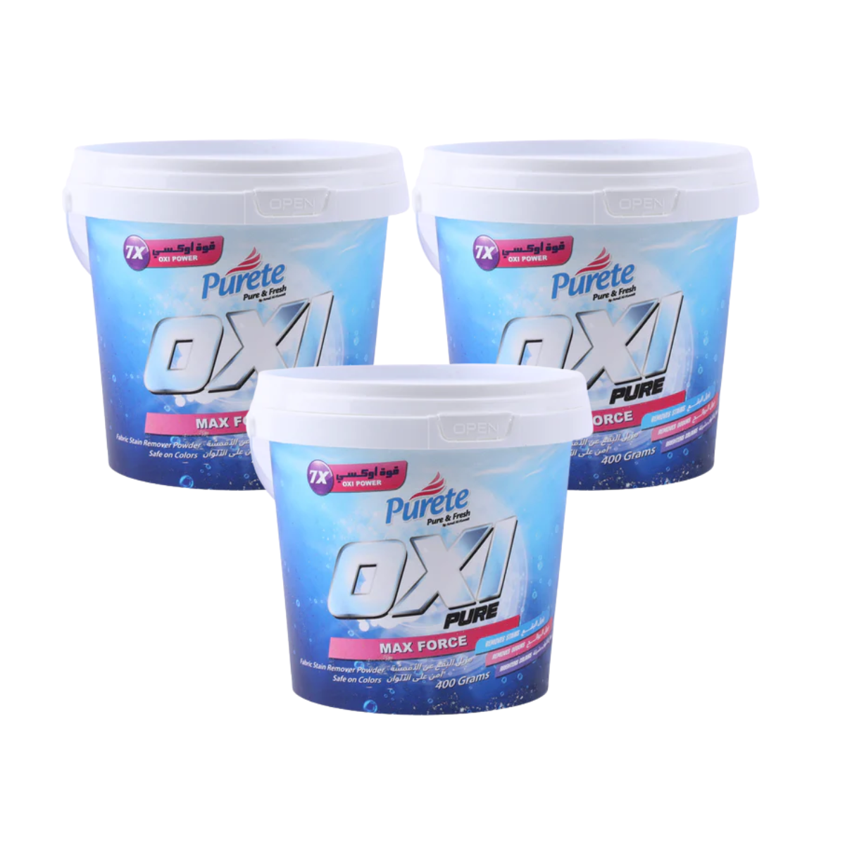 عرض أوكسي مزيل البقع عن الاقمشة
