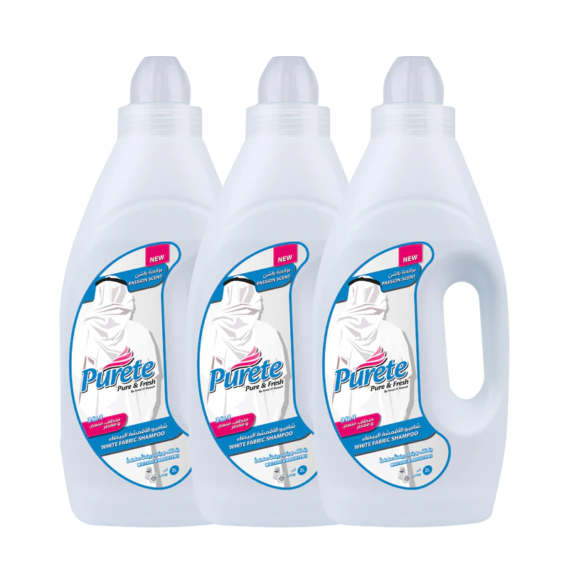 White Fabric Shampoo with Passion Fruit Scent Offer